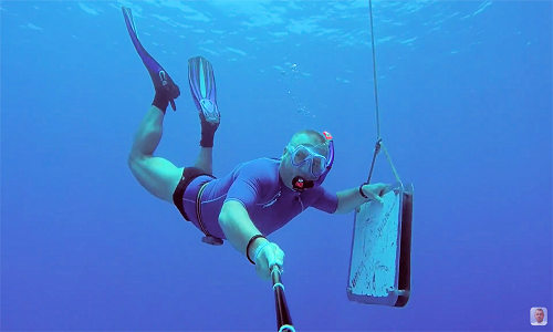 Freediving przed scuba nurkowaniem - czyli 8m na bezdechu - Hurghada czerwiec 2016
