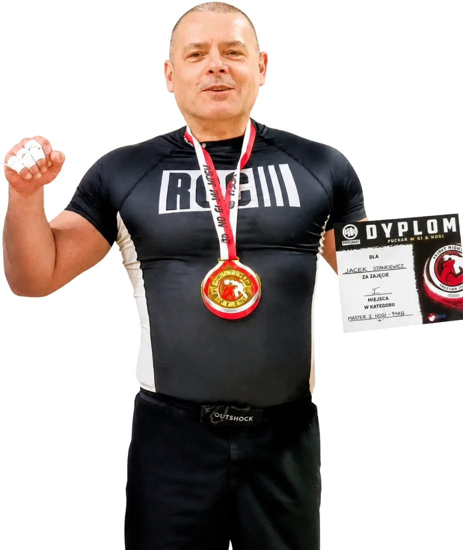Andrzej Mazur ze złotym medalem - Summer Open 2025 Gi & No Gi Jiu Jitsu